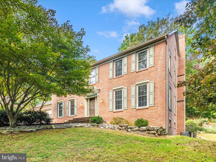 Welcome to this inviting all-brick colonial in Mountain Laurel Estates, offering 3,324 square feet of generous living on a nearly acre lot, blending wooded seclusion with open space. The open floor plan features 9’ ceilings on the main level, hardwood floors, and elegant trim and moulding. Gather in the family room around the brick, wood-burning fireplace, or step through the wall of glass doors to a large rear deck, ideal for enjoying the peaceful, wooded surroundings. Upstairs, discover 4 spacious bedrooms and 3 full baths. Perfectly positioned near the Frederick Watershed for mountain biking, hiking, trail running, and more plus a short drive to Downtown Frederick’s vibrant dining, shopping, and entertainment. This home captures the essence of space, nature, and mountain-inspired living!