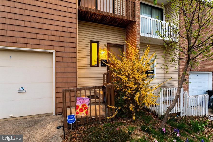 Freshly updated and move-in ready, this Cabbage Hill Townhome blends modern updates with retro character. Enjoy brand new luxury vinyl plank flooring in the foyer, kitchen and bathrooms, complemented by fresh paint throughout for a bright, clean feel. New carpeting adds comfort to the main living area, bedrooms and additional spaces.  The home also features a charming vintage galley kitchen highlighted by its iconic Harvest Gold finishes...perfect for buyers who appreciate retro style or want a space full of personality and potential.  Additional living space can be found in the rear sun-room, offering a great spot to relax, entertain, or enjoy morning coffee year-round. On the second floor, the primary bedroom features a private balcony, adding a unique outdoor retreat right off your own space.  Practicality meets convenience with an integral one-car garage plus additional off-street parking for a second vehicle.  Whether you’re a first-time buyer, downsizing, or looking for a solid investment, this property offers a great combination of updates, functional space, and timeless appeal in a convenient location.