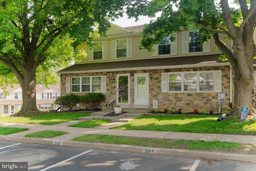 Welcome to 644 Lancaster Ct in the desirable Beaver Run Knoll community! This beautifully maintained 3-bedroom, 2 full and 2 half bath townhome offers a spacious layout with modern updates throughout. The main level features hardwood flooring in the living and dining rooms, a bright kitchen with granite countertops and breakfast bar, a stylish powder room, and convenient main-floor laundry. Upstairs, you’ll find a large primary suite with custom-tiled shower, two additional bedrooms, and a full hall bath with skylight.

The finished walkout basement adds 640 sq ft of flexible space, including a family room, powder room, large storage area, and access to a newly refinished deck 15' x 17' (April 2025). Updates include new ceiling fans with light fixtures in all bedrooms and living room, and a new HVAC system (2021).

Community amenities include a pool (with pass purchase), tennis/pickleball courts, clubhouse, dog park (with registration), playgrounds, and open green space. HOA covers lawn care and snow removal. Conveniently located near Rt 30 Bypass, Downingtown Train Station, Marsh Creek Lake, Struble Trail, and Kerr Park. A low-maintenance home in a prime location—don’t miss this opportunity!