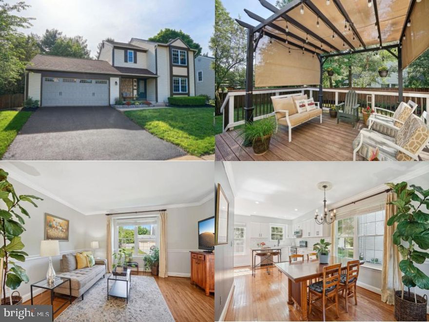 Welcome to this stunning single-family home located just half a block from the community pool and park in the highly sought-after Sequoia Farms neighborhood. This home features an open floor plan with a beautifully renovated kitchen that boasts stainless steel appliances, custom cabinetry, a tile backsplash, and granite countertops. The kitchen seamlessly flows into a cozy family room, perfect for entertaining and family gatherings.

The main level also includes a spacious living room and a formal dining room, offering plenty of space for hosting guests. Upstairs, you'll find the luxurious owner's suite with a cathedral ceiling, two closets, and an updated en-suite bathroom. Two additional spacious bedrooms and a fully updated hall bathroom complete the upper level.

The lower level is designed for entertainment, featuring a versatile space that can be used as a home office and an additional full bathroom. Step outside to the level backyard, perfect for relaxation and outdoor activities, complete with a deck ideal for summer barbecues.

Key updates include a new furnace, AC, and roof installed in 2019, ensuring peace of mind and energy efficiency.

Prime Location:
Parks: EC Lawrence Park (1.3 miles), Bull Run Regional Park (5.8 miles)
Trails: EC Lawrence Trail (1.3 miles), Cub Run Trail System (1.3 miles), Flatlick Valley Stream (1.8 miles), Bull Run Trail (5.8 miles)
Playgrounds: EC Lawrence Field (0.4 miles), Sequoia Tot Lot (0.5 miles)
Community Amenities: Sequoia Community Pool (0.1 mile), Sequoia Community Tennis Court (0.1 mile)
Transportation: Bus stop (0.2 miles)
Daycare Options: Rainbow Child Care (0.3 miles), Kiddie Academy (0.4 miles), The Goddard School (1.5 miles), La Petite Academy (1 mile)
Shopping and Dining: Sully Station Shopping Center (1 mile), Village Center (0.5 miles)
Golf: Golf course (1.8 miles)

Don't miss out on this incredible opportunity to own a beautiful home in Sequoia Farms, offering both luxury and convenience. Schedule your private tour today!