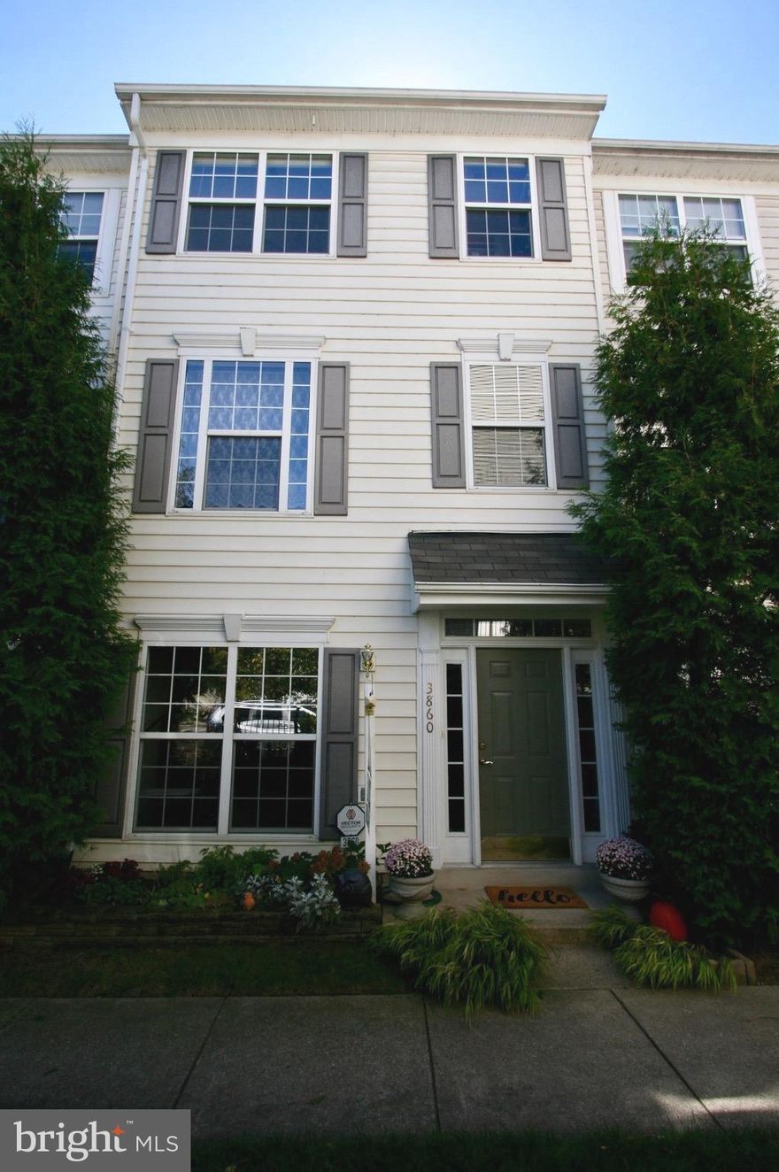 Nicely upgraded 3 bedroom 3.5 bath townhouse in popular Townes at Cameron Parke. Conveniently located just inside the beltway & close to 395, Rt 1, Old Town, GW Parkway & 2 Metro stations, this home is convenient for any commute.  Renovated kitchen & baths, expanded deck, new upper HVAC system, new roof, fresh paint throughout, 2 car garage, neighborhood pool, tot lot, bike paths & much more!!!