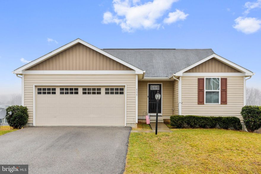 Welcome to your charming retreat at 155 Singleton Way! Nestled in the Stoncrest subdivision, this delightful 3-bedroom, 2-bathroom single-story rancher beckons you home. Boasting a cozy ambiance, its pristine interiors and well-maintained spaces promise comfort and convenience. Embrace the ease of single-level living and explore the potential of the unfinished basement. Conveniently situated near Route 9, its proximity to the local DMV and just a short 5-mile distance to nearby shopping markets ensure both accessibility and ease in daily living. Discover the allure of this serene abode that seamlessly blends comfort and accessibility in Martinsburg, WV.