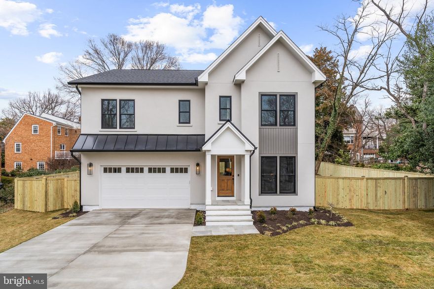 Beautiful new Lily Model in Falls Church City! 5 Bedrooms, 4.5 bathrooms, 4,113 Finished Sqft,  2 car attached garage and screened porch. This open concept, transitional home features a spacious main level with home office, powder room, living area with gas fireplace, breakfast nook, gourmet kitchen, walk-in pantry, mud room with built-in cubbies, and attached 2 car garage. A gorgeous stairwell takes you to the second level, which boasts a large primary suite with two walk-in closets, open linen shelving, dual vanities, and spa shower. Three secondary bedrooms are conveniently located on this second level as well as a fully equipped laundry room. On the lower level, you'll find a large entertainment room with plentiful closet storage and bedroom and full bath.  Enjoy the screened porch off the great room and fully fenced backyard.