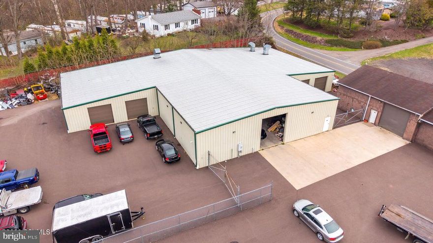Commercial Building with a multitude of uses now FOR SALE. Currently a body shop for 45 years. The facility is fully equipped and ready to operate, making for a seamless transition for an owner-operator or investor. Situated in a high-visibility, easily accessible location, property features large office area, ample space for operations, multiple work areas, and the infrastructure needed to support continued success. A rare opportunity to step into a respected, well-known business in a high-demand industry with strong growth potential. Income-producing property offering a loyal customer base, repeat clientele, and a proven track record of consistent performance. Contact listing agent Jill S Harmon to schedule a showing. C-570-441-8861 O-570-784-4499 For more info see ITEMS OF INTEREST:

ITEMS OF INTEREST:
3 phase power throughout