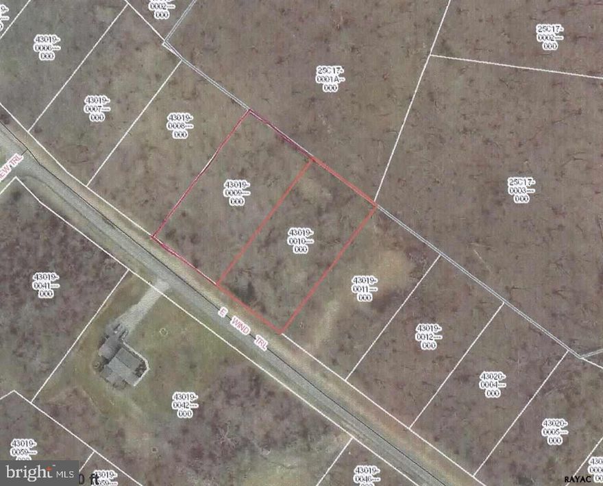 Skiers dream!  This lot is one of a kind, one acre, perc approved on the back side of Ski Liberty.  Walk to the slopes and ski or sit in the comfort of your home and watch.