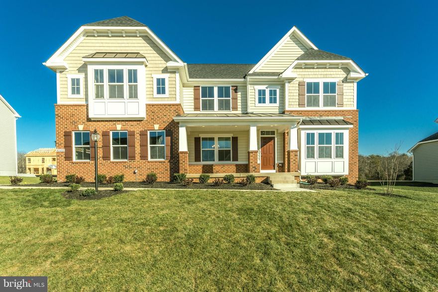 CORSICA at Rustic Rising.  4 Bedrooms, 2.5 Baths. Upper level has Owner's Suite with sitting area, 2 walk-in closets & private bath; 3 other bedrooms two with walk-in closets; Laundry Rm; and Loft. Main living level has Foyer; Study; Dining Rm; Family Rm with gas fireplace; Kitchen with Dining area, huge island, walk-in pantry, GE SS Appliances including  gas cooktop & double wall oven; Family Entry (Mud Rm) which leads to 2-car front entry Garage. Lower level has a walkout unfinished Basement with 3-piece rough-in. New Homes in Eldersburg, MD.  Spacious single family homes on 1/3+ acre homesites, less than 3 miles from Rt. 26 and 32 plus shopping and dining. Community is SOLD OUT. Go to ryanhomes.com for current communities and availability. Photos representative only.