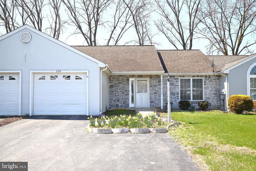 Welcome to Aspens- a desirable 55+ community offering easy, one-floor living!  This 2-bedroom, 1.5bath home features an open floor plan perfect for entertaining and comfortable daily living.  The spacious living and dining areas flow seamlessly into the kitchen, while large windows provide plenty of natural light throughout.  Enjoy the convenience of an attached 1-car garage and low maintenance living in a peaceful neighborhood setting.   

The home has been professionally refreshed inside with newly painted walls, ceilings, doors and trim throughout.  New carpet has been installed throughout the home offering a fresh, move-in ready condition.