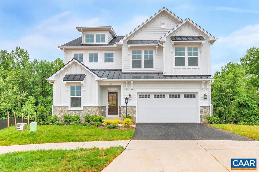 Phase III lots now released! Welcome to Glenbrook - set among Blue Ridge Mountain views, parks and walking trails, yet only minutes from downtown Crozet. The To-Be-Built Aspen functions as an open-concept design but each dedicated space remains purposeful and cozy. Must have's like a private study, walk-in pantry, and drop zone complete the main level in addition to a large kitchen that flows conveniently into the family room and dining area. The upstairs showcases an airy loft with two story ceiling and stacked windows that fill the home with natural light. 4 bedrooms, spa-like baths, a luxurious owner's suite + the added convenience of a connected laundry room. Numerous options are available to custom tailor this home to meet the way you want to live. Quality features throughout including 2x6 exterior walls, R-21 insulation, energy efficient windows, stunning elevations, wood shelving, tankless water heater and energy efficient HVAC and so much more. Reserve your lot today! All Photos Similar To.,Granite Counter,Maple Cabinets,Painted Cabinets,White Cabinets,Fireplace in Great Room