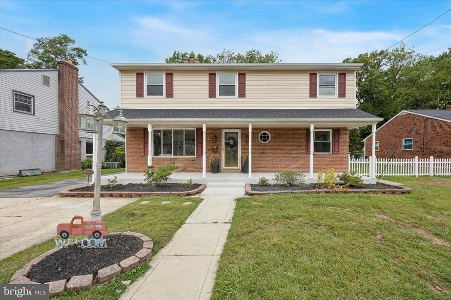 Welcome to 425 Hutchinson Terrace in Holmes. This spacious home offers over 2,500 square feet of living space, featuring a gorgeous front porch, 4 big bedrooms, 2 full bathrooms & 2 half bathrooms, a finished basement, and an oversized 3-car garage.

The first floor includes a formal living room, a versatile second living area that can be used as an office or playroom, an eat-in kitchen with access to the backyard, a convenient laundry room with abundant storage, and a half bath off of the laundry room.

The second floor offers 4 generously sized bedrooms and 2 full bathrooms. The primary suite is great in size, comes with two closets, and features a private full bath, while the hall bathroom includes dual sinks. The attic provides additional storage space.

The lower level is finished with a bar area, a spacious living/entertaining space, and a half bath. This home also includes an indoor pool!

Recent updates include a brand-new roof, new carpet upstairs and in the basement, and fresh paint throughout. The property provides ample parking with a large driveway and an oversized 3-car garage.

Located next to a park and close to schools, shopping, major highways, Philadelphia International Airport, and much more. This home offers both space and convenience.