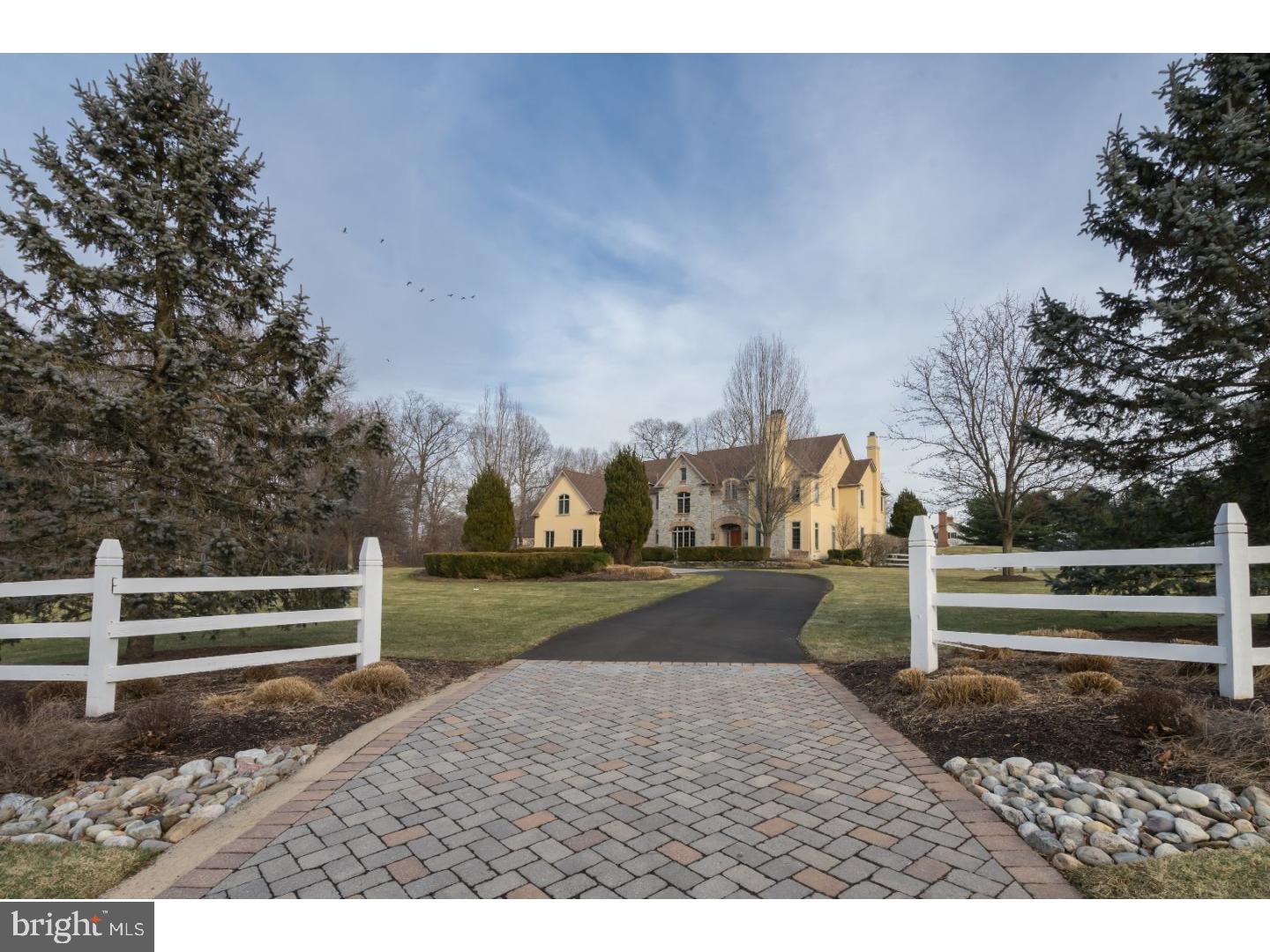 One of the best values in Upper Makefield Twp! This home is beyond description with the thoughtful details you would expect in a custom built masterpiece. This European inspired home is nestled on a 2 acre cul de sac home site in the exclusive Ely Farm community. This residence boasts 4 bedrooms 4 full baths. Guests will be greeted at a Dramatic Entry that looks out onto the back patio, they will experience a lavish Gourmet Kitchen and a large, practical Morning Room, Formal Living and Dining Rooms, Cozy Family Room, private cherry paneled Study, all bedrooms feature en suite bathroom, The expansive Main Bedroom is adorned with a triple tray ceiling with substantial molding detailing, exquisite pine floors in Master Bath, a highly desired master closet that is so expansive it can serve as a dressing room. A Wine Cellar, Home Theater, Sauna, 3 Fireplaces & 4 car garage are just a taste of the many pleasing accoutrements. This home makes an upscale statement of grandeur and could not be reproduced today at this price. This home has been completely re-stuccoed utilizing today's best technology! One of the best commuting locations in Upper Makefield with close proximity to I-95 and NJ Transit!