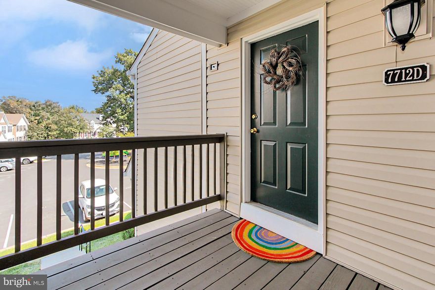 Welcome to 7712-D Lexton Place in Springfield, Virginia! Nestled in the Ramblewood at Daventry condominium community, this 1 bedroom, 1 bath home offers a peaceful residential setting without sacrificing access to major commuting routes. A tailored siding exterior, an assigned parking space, balcony, renovated bath with luxury walk-in shower, trendy neutral paint, extra storage, plush carpeting, high ceilings, spacious room sizes, a cozy fireplace, and updated kitchen are only some of the fine features that make this condo so unique.   Note that all kitchen appliances and HVAC plus water heater were replaced in 2015.  Only the stacking washer & dryer is not newer. 

Fine craftsmanship begins as soon as you enter the home in the bright and airy living room featuring a soaring vaulted ceiling and a wood burning fireplace serving as the focal point of the room. Morning sun floods the living room through large windows. The adjoining dining room offers plenty of space for all occasions, as a frosted glass chandelier adds tailored distinction. The sparkling kitchen will please the eye with pristine white cabinetry and newer stainless steel appliances. Other features include a ceramic top range, built-in microwave, and faux granite countertops. A pass-through creates an open atmosphere that facilitates entertaining during meal preparation. Newer neutral carpeting continues down the hall into the primary bedroom boasting a walk-in closet tailored with custom shelving, a private entry to the bath, and a sliding glass door to the balcony where you can enjoy a good book or a glass of wine at sunset. The beautifully updated luxury bath is highlighted by a furniture-style vanity, sleek lighting, a glass-enclosed walk-in ultra shower with multiple shower heads, and spa-toned tile flooring and surround. A laundry/utility room and ample storage solutions complete the comfort and efficiency of this wonderful home. All this and more can be found in a peaceful neighborhood where you can bask in the high energy of Northern Virginia in a quiet setting. Commuters will appreciate its close proximity to both the Fairfax County and Springfield/Franconia Parkways, I-95/395/495, Express Lanes, Virginia Railway Express, Springfield/Franconia Metro Station, and Fort Belvoir. Grocery options include Whole Foods, Trader Joe’s, and Costco. Everyone will enjoy the fabulous shopping, dining, and entertainment to be found nearby at the Springfield Town Center. Outdoor and exercise enthusiasts will appreciate the many local parks including South Run Recreation Center, Pohick Creek Stream Valley Park, Lake Accotink Park, and Burke Lake Park. You will love living in your new home offering style and ease. 

Pet restriction: 1 pet is allowed (cat or dog), weight must be 30 pounds or less, no commercial breeding, and must be leashed or carried.

Welcome Home!