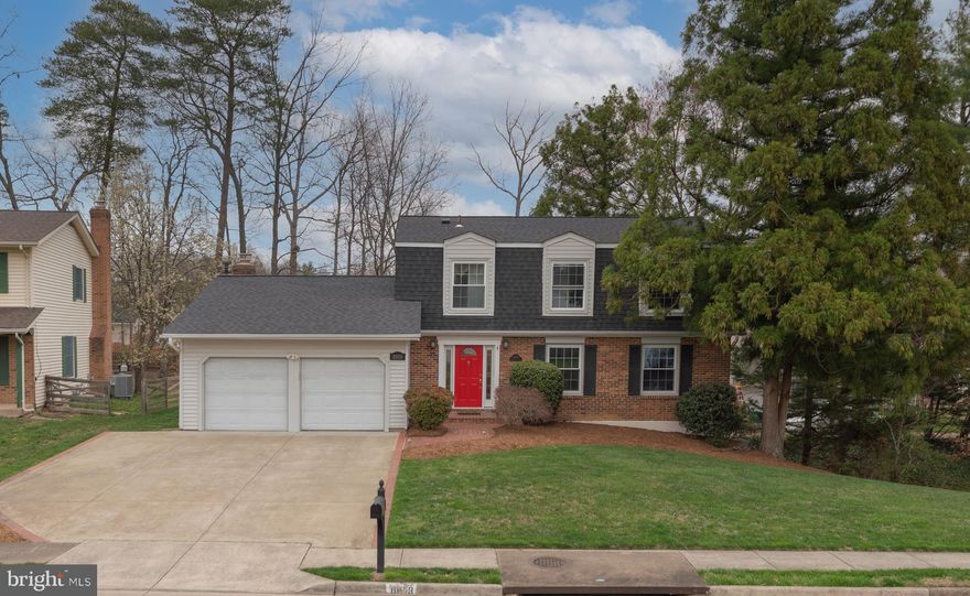 Move in ready home available in a conveniently located Springfield VA neighborhood. 8858 Applecross Lane is a four- bedroom, three- and one-half bath bathroom with a private yard and two car garage. The home has a fabulous curb appeal with a brick front and brick paver walkway. Come on in and let's tour this lovely home. The main level has hard wood floors in the foyer, living and formal dining rooms. The living room is perfect for hosting and leads to the formal dining room. The kitchen entry to the dining area makes for easy flow of guests or family. The eat-in kitchen features an island, ceramic tile flooring, recessed lighting, upgraded countertops, and ample cabinetry. The cabinetry includes a diagonal wall cabinet with glass doors and a tall pantry cabinet with pull-out shelves. The deck is accessed by the kitchen making it easy for the grill chef. The step-down family room adjoins the kitchen and has sliding glass doors to the wooded back yard. The family room has a gas fireplace with a mantle and brick surround, recently replaced carpeting and fresh paint (March 2025). A half bath and coat closet complete the main level. Let us walk up on the recently replaced carpet on the stairs to the Upper level. Walk into the Primary bedroom suite that has crown and chair molding and has also been freshly painted. There is a bathroom ensuite with a shower stall, linen closet, and spacious sink. An alcove outside the bathroom offers space for additional storage or a vanity table. The well-sized primary bedroom has a walk-in closet. The upper level has three additional bedrooms with newer carpeting and fresh paint. The Hallway bath has a shower in tub and tiled flooring. All the windows sills are wide, which both enhances aesthetic appeal and offer increased functionality as a shelf or workspace. The hybrid basement has a large entertainment area with built-in shelves, a wet bar, and a full bathroom with a shower. The floors are hard wood and ceramic tiles. The storage area is finished and has space for all the “extra” stuff, washer, dryer, and furnace. This home is waiting for you, come and make it “yours”.