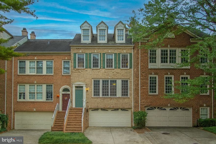 Welcome to 5453 Whitley Park Terrace, a fantastic townhome ideally located in the Whitley Park community of Bethesda, Maryland. Spanning more than 2,700 square feet across three thoughtfully designed levels, this residence offers a spacious and versatile floorplan perfectly suited for modern living and effortless comfort. As you step inside, you are greeted by beautiful hardwood flooring that flows seamlessly throughout the main level. Sunlight pours in through oversized windows, highlighting the elegant custom trim and chair-rail molding found throughout the space. The kitchen is a true centerpiece, featuring stainless steel appliances, a beverage refrigerator, granite countertops, and a custom tile backsplash. Just off the kitchen, a spacious deck offers the ideal setting for al fresco dining and outdoor relaxation. A powder room completes this main level. Follow the designer carpet upstairs to discover three well-appointed bedrooms and two full bathrooms. The expansive primary suite is a true retreat, featuring a luxurious loft complete with a cozy fireplace and custom built-in cabinetry. Thoughtfully designed side-door storage adds convenience without compromising style. The spa-inspired primary bathroom showcases an oversized soaking tub, jetted shower, custom tile walk-in shower, and dual vanities for a serene, at-home retreat. A spacious walk-in closet with built-in shelving offers abundant storage for your wardrobe and essentials. The lower level offers a versatile additional living space, complete with a cozy fireplace and a built-in beverage refrigerator—ideal for relaxing or entertaining guests. This level also provides direct access to the two-car garage and a convenient walkout to the private patio area. A full bathroom and dedicated laundry space with washer and dryer enhance functionality and comfort. This exceptional row home is a true gem and sure to impress. Residents enjoy an array of premier community amenities just steps away, including a fitness center, outdoor pool, tennis courts, playground, community room, and library—offering something for everyone.Ideally located just minutes from I-495, I-270, multiple Metro stations, and the vibrant heart of downtown Bethesda, this home offers unmatched convenience to premier shopping, dining, and entertainment. With so much to offer in such a desirable location, this beautifully maintained residence is a rare find. Do not miss the opportunity to make Whitley Park your new home.