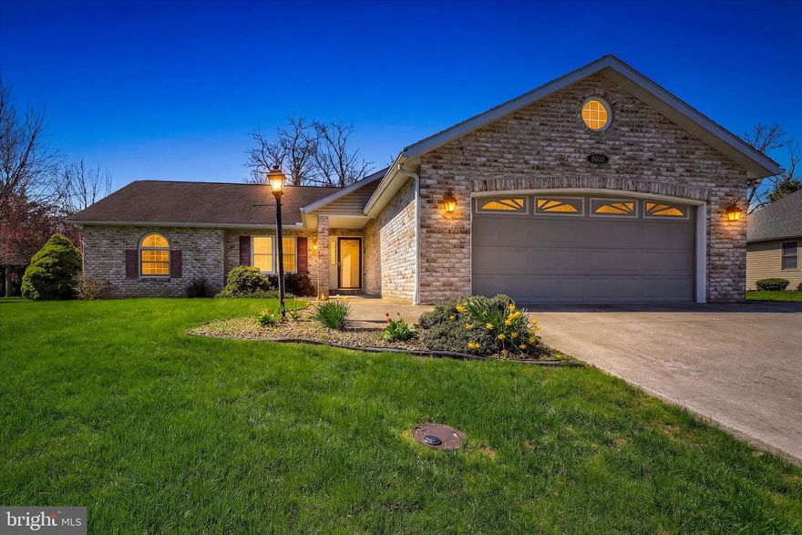 Welcome to Penn National Community! This charming 3-bedroom, 2-bath home offers convenient one-level living in an established, welcoming neighborhood. Inside, you’ll find beautiful wood floors throughout the living and dining areas, complemented by tile flooring in the foyer and kitchen for both style and durability. The spacious living area features a vaulted ceiling and a cozy gas fireplace, creating a warm and inviting atmosphere. A bright four-season sunroom provides the perfect spot to relax year-round while enjoying peaceful views. Situated on a generous half-acre lot, the property boasts an idyllic backyard with stunning sunset views—ideal for unwinding at the end of the day. Additional highlights include an unfinished basement offering plenty of storage or future expansion potential, and a home that has been thoughtfully maintained by its original owner. Walkable community offers 36 holes of 4-star golf, outdoor pool, tennis/pickleball, yoga, community garden, hiking in Michaux State Forest, 40 + social clubs, restaurant/bar, coffee shop, and so much more! See Pro Shop for membership details.