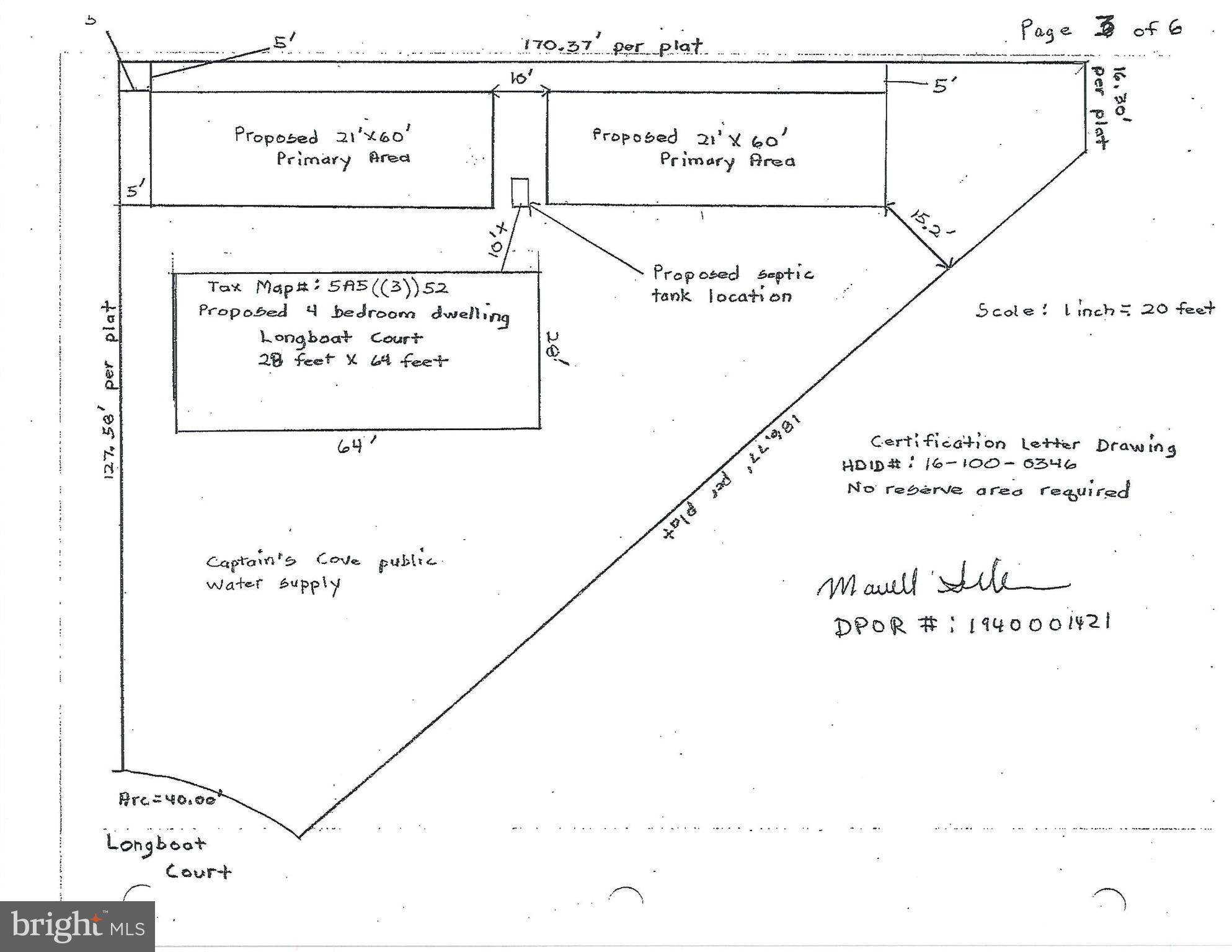 CAPTAIN'S COVE - Land