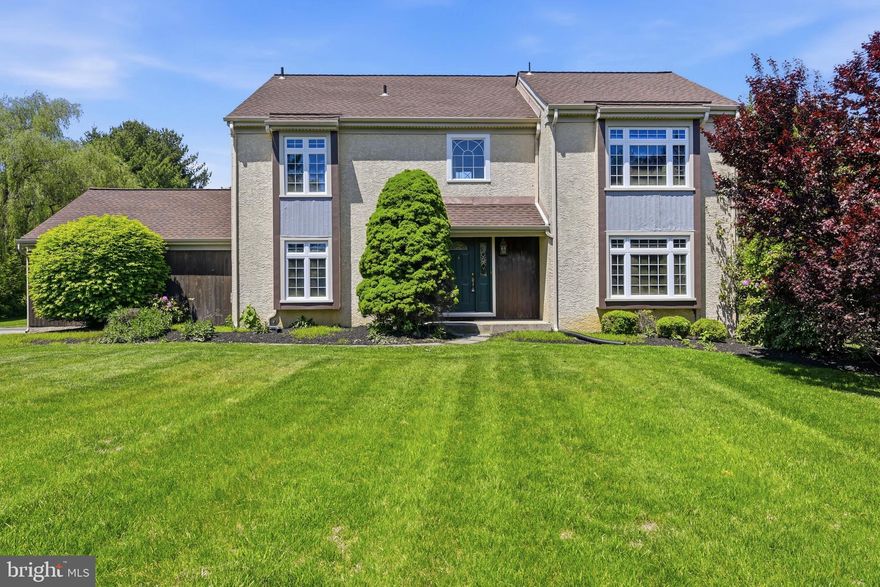 Welcome to 1 Glen Meadow Drive in Glen Mills!  This colonial home sits on a beautiful 2 acre lot on a cul-de-sac street in Thornbury Township, West Chester School District.  The 1st floor features a classic center hall foyer with an open staircase, formal Dining Room & Living Room, Family Room with stone fireplace & sliders to deck viewing a beautiful park like setting.  Eat-in Kitchen with Dining Area, Powder Room & Laundry Room with washer & dryer.  2nd floor features Primary Bedroom Suite with walk-in closet & shelving, tiled full Bath with double vanity, soaking tub & shower.  3 additional generously sized Bedrooms, hall full Bath & hall linen closet.  Full daylight Basement, Central Air, 2 car oversized Garage & low taxes!!  Conveniently located to West Chester & Media Boroughs with plenty of restaurants, shopping & easy access to major routes.  Schedule your showing today!!