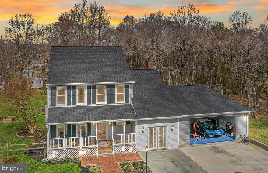 There will be a moment of clarity: after the move, the last box boxed and unboxed, the last picture hung, the last adjustment to the new welcome mat. There will be a moment where the stress and struggle to find a new space, leave an old one, and settle in will be complete… and then you’ll know you made the right choice, then you'll feel it...
 this is home. 

There are plenty of things to love about this property. Much of the home has been remodeled recently with a new modern kitchen, heating and cooling, new roof, new siding, remodeled deck, new baths, the list goes on and on. Each space has been redesigned with a modern eye. The master is large and inviting looking out on trees and garden views. The dining and living spaces open into each other, making entertaining easy. The bedrooms are well placed and give guests space to unwind. The upstairs office gives room to work from home. The new garage is oversized, with a new epoxy floor, allowing room for storage or a workshop and the expansive driveway accommodates a boat or RV with power hook-up.  The extra room between the main level and new garage could be a gym or extra living room, the options are endless with custom built-ins and new French doors filling the room with light.  The home is private but close to everything: restaurants, shopping, 95, a short drive to Fredericksburg. The architecture of the exterior and the design of the interior tread the fine line between traditional and modern, giving the home warmth but openness, familiarity but uniqueness. It is difficult to describe with enough clarity the amount of individual outdoor spaces the home offers. From the front patio and porch to the new rear deck that looks over an expansive lot, from the pool; open and ready for swimmers to the partially cleared fence rear yard -your options are diverse and each is as thoughtfully imagined and placed into the landscape as the last.  

The owners have been wonderful caretakers of this beautiful property. Their hope is that they have created a place where you will be able to breathe out, relax, and say to yourself “This is home,”