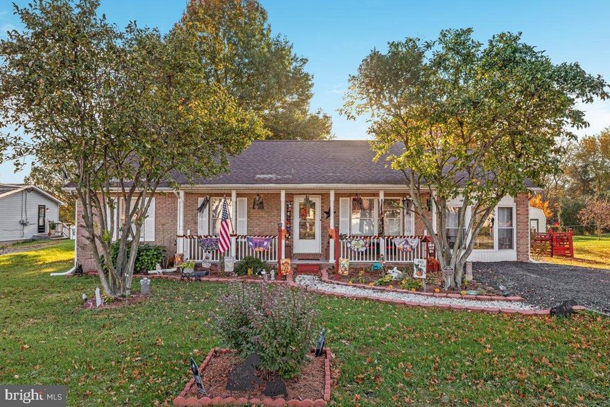 Nestled in the charming Sylvan Grove neighborhood, this delightful ranch-style home offers a perfect blend of comfort and functionality. Built in 1991, this well-maintained residence boasts 1,303 square feet of inviting living space, featuring three cozy bedrooms and a full bathroom designed for relaxation. Step inside to discover a traditional floor plan that seamlessly connects the kitchen and dining areas, ideal for both everyday living and entertaining. The country-style kitchen is equipped with essential appliances, including a built-in microwave, electric oven/range, refrigerator, and a convenient icemaker, making meal prep a breeze. Enjoy the warmth of the living room, highlighted by a charming fireplace, perfect for cozy evenings. The home features beautiful wood / laminate floors and plush carpeting, creating a warm and inviting atmosphere throughout. A ceiling fan adds comfort, while the entry-level bedroom provides easy accessibility. The main floor laundry adds to the convenience of daily life. Outside, the spacious 0.31-acre lot offers ample room for outdoor activities, complemented by a shed for additional storage. The community benefits from road maintenance, ensuring a well-kept environment. Located near local amenities, including parks, I81, Rt51, schools,  shopping, and dining options, this home is a true gem in Sylvan Grove. Experience the warmth and comfort of this inviting residence, where every detail has been thoughtfully considered for your enjoyment. Roof was replaced with Arch Shingles in 2017,  the heat pump was replaced in 2023, the water heater in 2020.