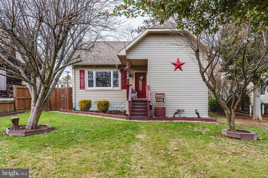 WELCOME HOME TO THIS ADORABLE, UPDATED CAPE COD! COVERED FRONT PORCH FOP OUTDOOR LIVING. THIS HOME BOASTS 3 BEDROOMS AND 2 FULL BATHROOMS. THE UPDATED KITCHEN HAS LVP FLOORING, GRANITE COUNTERTOPS, AND STAINLESS STEEL APPLIANCES. HARDWOOD FLOORS IN THE LIVING ROOM, DINING ROOM AND BEDROOMS. PRIMARY BEDROOM UPDATED INCLUDING A PRIMARY BATHROOM IN 2018. BOTH BATHROOMS UPDATED WITH GRANITE VANITY, WHITE TILE AND MAPLE CABINETS. BATHROOMS ALSO INCLUDE BLUETOOTH EXHAUST FANS AND SPEAKERS. OFFICE ADDED TO FRONT OF HOME.  GAZEBO HAS INTERNET. 2 STORY SHED/SHOP IN REAR OF PROPERTY HAS  FULL ELECTRICITY. PARKING IS IN THE REAR OF THE PROPERTY. FLAT ROOF ONLY 2 YEARS OLD. SECURITY CAMERAS INCLUDED. CONVENIENTLY LOCATED NEAR APG, SHOPPING AND ALL MAJOR HIGHWAYS. ***PLEASE SUBMIT HIGHEST AND BEST BY 8PM, THURSDAY FEBRUARY 3.***