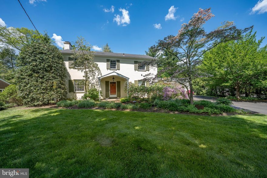 Absolutely charming! This property will make you smile from the minute you pull into the driveway. Beautiful, light-filled rooms, authentic character, and lovely landscape are just a few of the qualities you will experience here. Providing flexibility to suit your needs, this home offers a convenient main floor bedroom and full bath, well-appointed kitchen with adjacent sunroom/den, and superb closet and storage space throughout. Upstairs, the large Primary Suite and two additional bedrooms, display the perfect spaces for quiet relaxation. Downstairs, the finished basement offers additional space for recreation and entertaining. Delightful outdoor areas feature an open patio, covered composite deck, stunning swimming pool, and fantastic front yard. This lovely Chestnut Hill location is convenient to all the local shops, restaurants, parks, and public transit stations. Excellent opportunity!