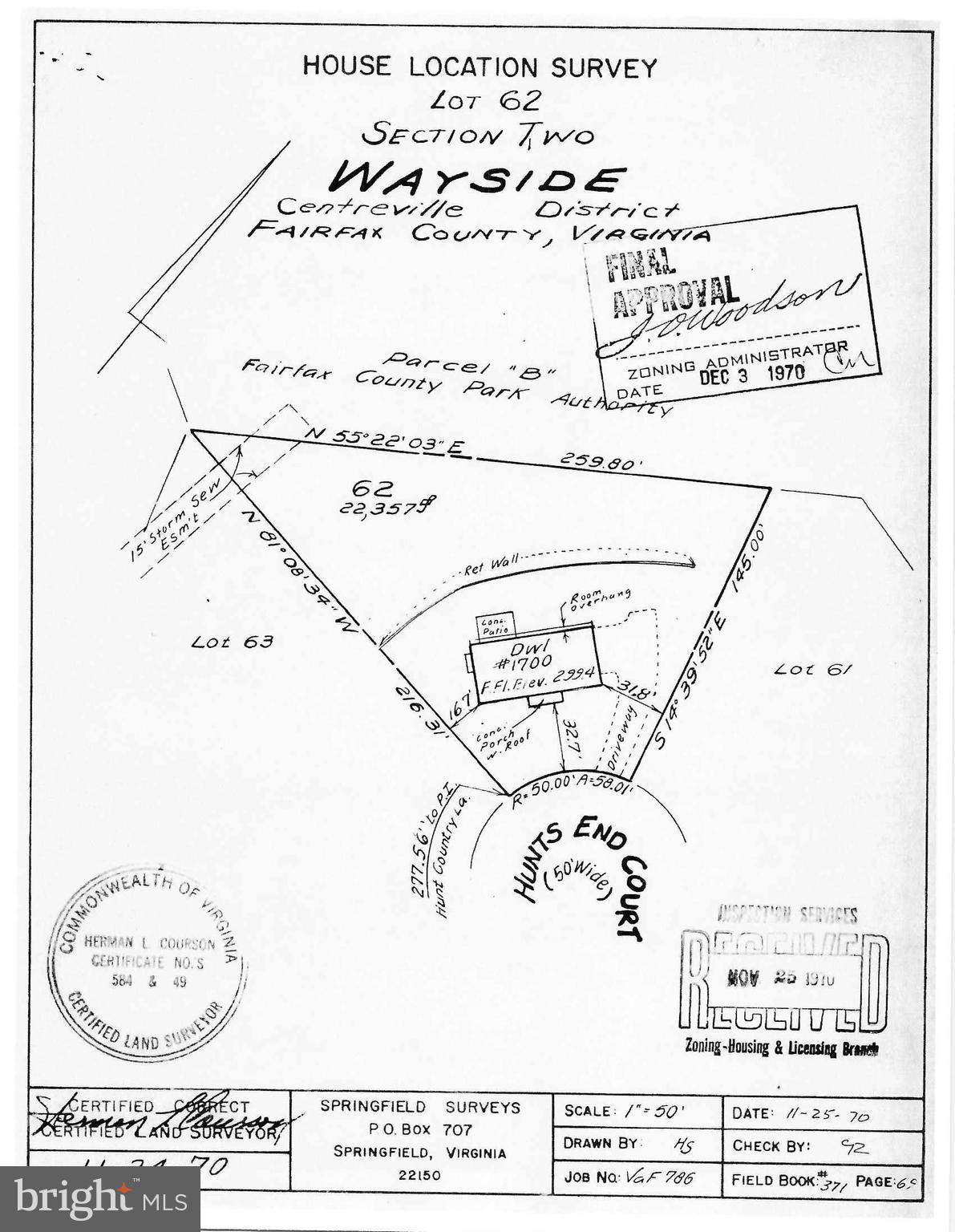 1700 HUNTS END COURT