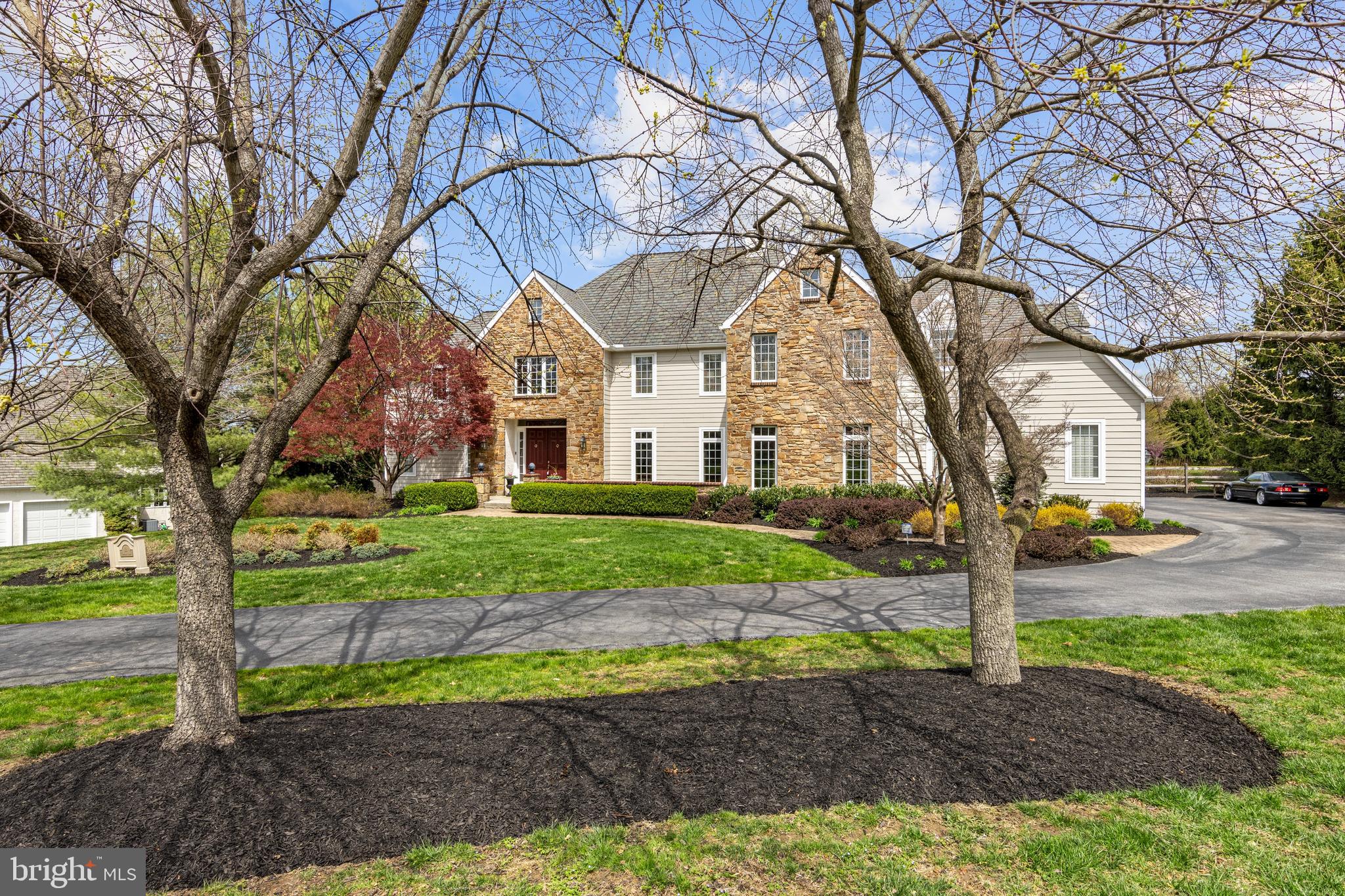 Welcome to magnificent 118 Chalfont Rd in the sought-after community of Village Blackshire!! Boasting over 6,900 sq ft of finished living space, this 5 Bedroom 4.2 Bath stunning home has been meticulously updated and maintained by it's current owners. Numerous recent updates include a newer roof, all Hardie Siding, Newer HVAC systems and the list goes on! Enter via the professionally hardscaped walkway and established landscaping into the dramatic 2-story foyer. The foyer is flanked by a Professional Office and Formal Living Room with fireplace. Spacious formal Dining Room leads to the fantastic gourmet Kitchen with center island, new Sub-Zero side-by-side refrigerator and Breakfast Room with access to the hardscape patio with outdoor fireplace and views of the pool. Cozy Family Room with stone floor-to-ceiling fireplace is perfect for entertaining or relaxing with the family. Upstairs, the Primary Suite has a vaulted ceiling, office/sitting room, large walk-in closet, spa-like Bath with dual vanities, jetted tub and glass shower. 2 generous-sized Guest Bedrooms share a Center Hall Bath and 2 additional Guest Bedrooms share a Jack-and-Jill Bath. Fully finished walk-out lower level provides numerous spaces for entertainment with 2nd Family Room with Fireplace, Game Room, Full Bath and tons of storage. The large flat lot provides an ideal setting for outdoor entertainment as well, with an in-ground pool and private views from the custom patio. Attention to detail at every turn throughout the home. So much to offer in award-winning Unionville Chadds Ford SD and minutes to downtown Kennett Square borough! This gem of a home is truly a MUST SEE!!!