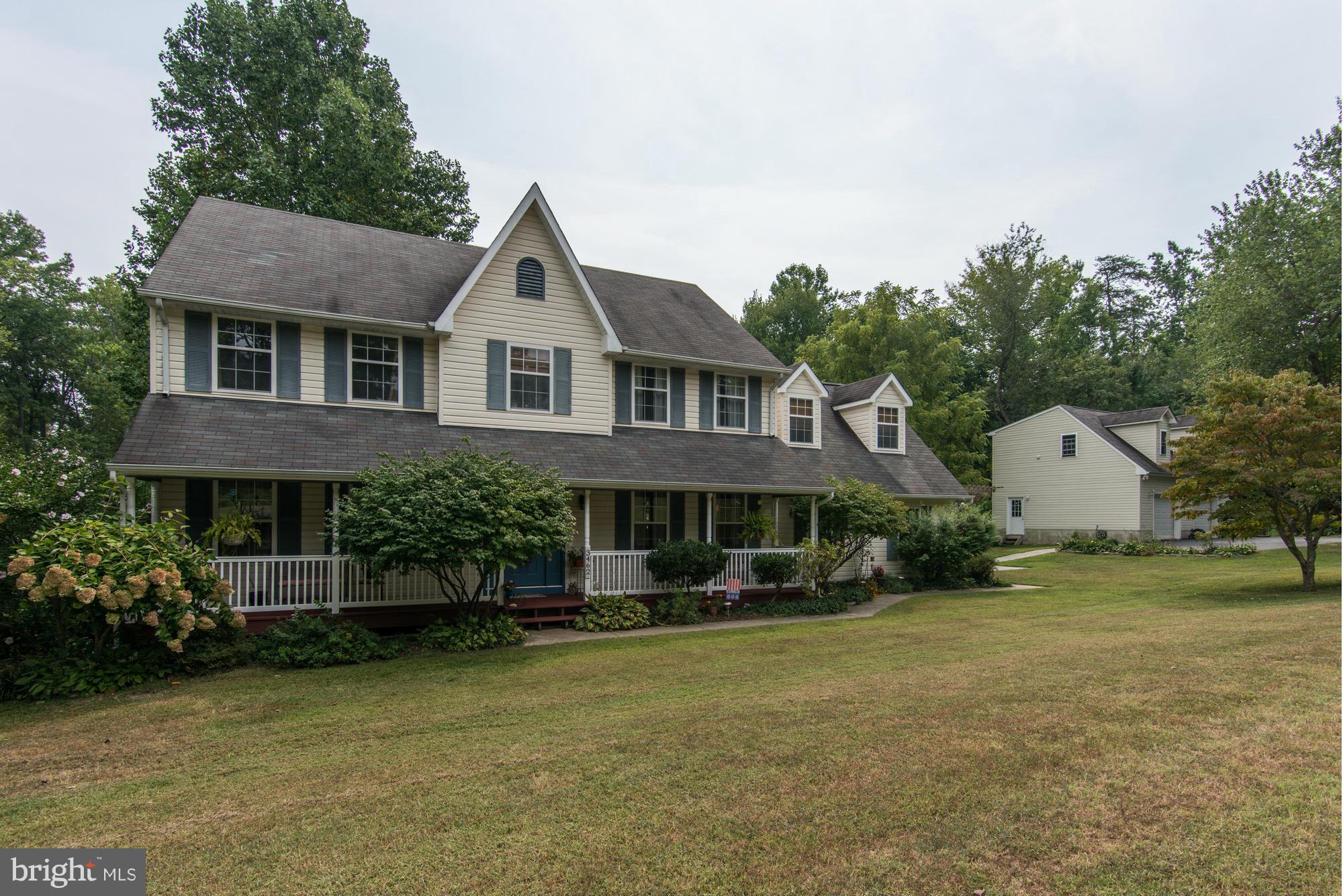 MOTIVATED SELLERS! LOVELY 5 BDRM, 2 1/2 BTH COLONIAL SITUATED ON 2 ACRES W/EXPANSIVE SIDE YARD ON QUIET STREET . FEATURES INCLUDE L/R, SEP D/R, 2 FAMILY RMS, 2 GAS FP, REMODELED KIT W/QUARTZ COUNTER, REMODELED MASTER BATH WJETTED TUB. FINISHED SPACE ABOVE GARAGE COULD BE USED AS OFFICE OR MAN CAVE. DON'T MISS THIS OPPORUNITY TO OWN IN NORTHERN CALVERT. EASY COMMUTE TO AAFB, DC