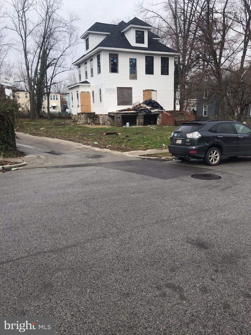 Investor opportunity alert!! Bring your contractors and/or your toolbox .  This property  boast huge money making potential. The  property contains 3 bedrooms and 2 baths and  is located in an established  historic neighborhood of older homes. The property sits  on a great lot which can be converted for off-street parking.  The current owner/ investor started the project but is unable to finish. Complete the project  & you've got a real money maker which can be used for resale or rental purposes. The community is located near public transportation and local shopping .