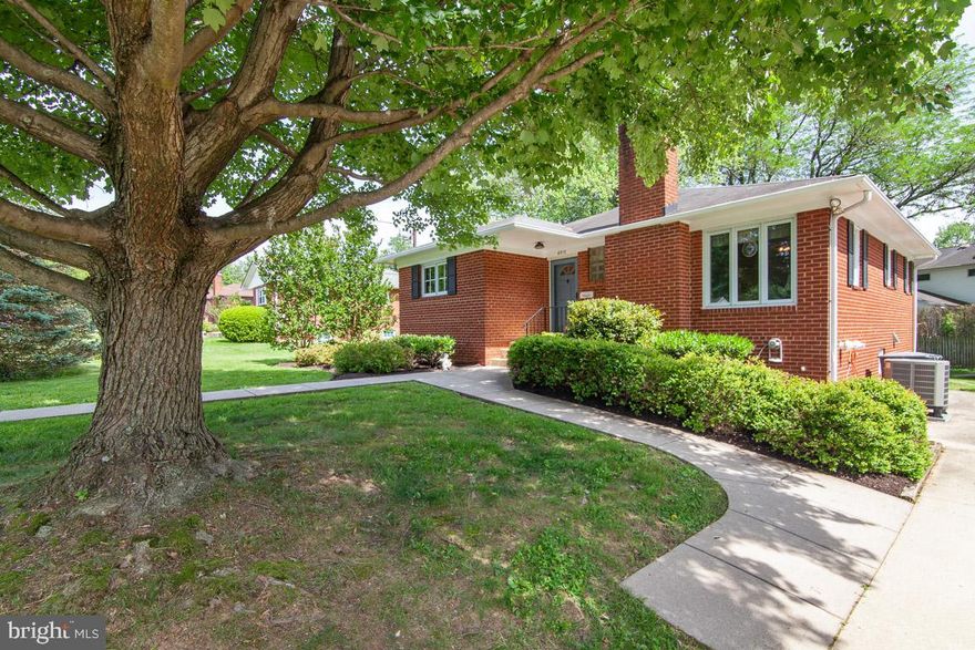 BEAUTIFUL, Move-in ready brick home>GREAT LOCATION that is close to EFC Metro>Do not miss this great house>Open Living/Dining room w/rich hardwood floors + wood-burning fireplace>Large kitchen w/updated cabinets + ample counter space>Light filled, 1st floor 3-Season sun room off the kitchen>Upgraded, double pane energy efficient windows>Nicely finished large bsmt. w/big recreation room + BR/den/guest room w/adjoining full bath that has been updated w/walk-in shower>Large laundry area w/walk out to rear yard>Excellent storage>High efficiency gas furnace + high efficiency water heater>Mature landscaping and nice rear yard>Close to sought after McLean schools>Near parks, bike trails, 2 Subway stations, recreation, shopping, groceries, dining, and so much more>Easy access to Tyson's, Arlington, Falls Church City; and easy access to commuter routes (50, 495, 395)>Will not last long