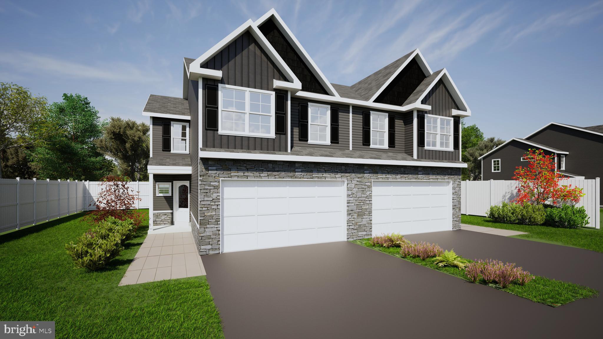 Spacious Sienna model with over 1800 sq. ft of living space. The unique entryway with covered porch brings you right into the living room where there is easy access to the two-car garage and a first-floor powder room. Open is the word for main floor living allowing for natural light throughout. The L-shaped kitchen ample granite counterspace and an island with seating. Walk up the split staircase to a full bath with linen closet and two bedrooms, each with large closets. You’ll love the convenience of the second-floor laundry. The large owner’s suite features a seating area, walk in closet and bathroom with double sink vanity and tile shower. Limited lots available for this 2-car garage model… Reserve your lot today!