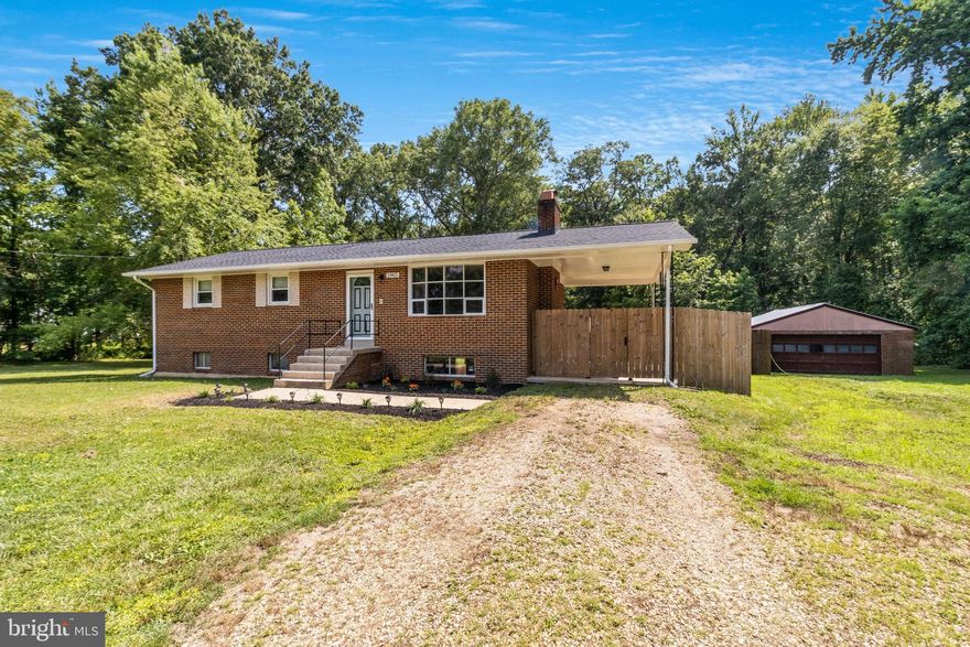 Back to Active due to buyers getting cold feet! Cute all brick Rambler in Nanjemoy sitting on 2.27 acres with 3 beds and 1 full bath. An unfinished basement awaiting to be finished with your final touches! Fenced in back yard with a detached garage! Walking distance to the local Nanjemoy Country store, 2.4 miles to Purse State Park and only 1.6 miles to Mallows Bay (home of the ghost ships). Nanjemoy has plenty of public hunting land if you're looking to hunt and it's also close proximity to DC (45-50 min). Schedule a showing today!