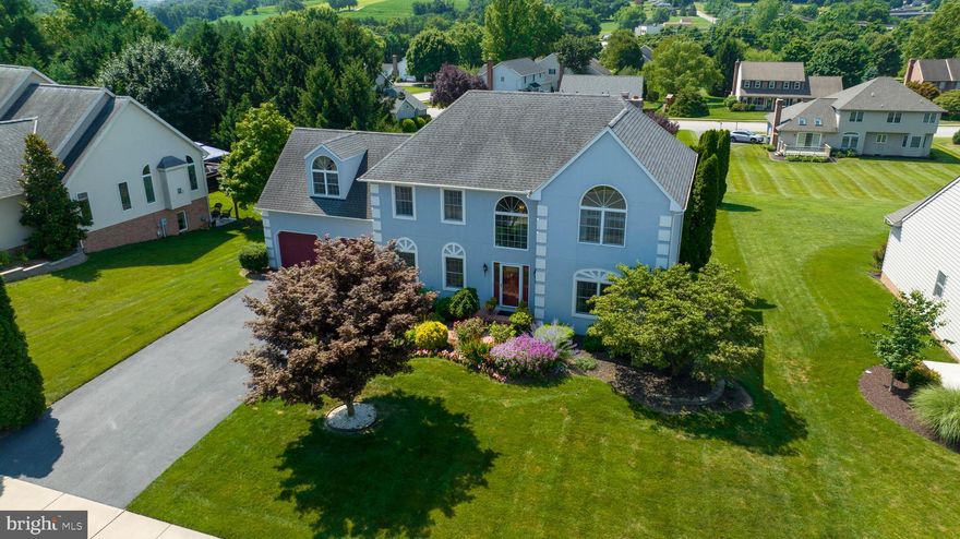 We cant wait for you to see this well maintained, move in ready home that’s located in the incredibly popular development of Chestnut Run in Dallastown Schools.  As you enter the home, you’ll quickly notice this home has been updated from top to bottom and features a very attractive floor plan that is ideal for any modern buyer looking on the market today!  Gorgeous hardwood floors run the entire first floor thats open and free flowing.  The kitchen is well equipped and ideal for hosting parties or being able to hold the large family gatherings you’re sure to host here!  The oversized family room is open and just off the kitchen which is perfect for everyone to be together.   
As you head up to the second floor, youll notice the primary bedroom is HUGE!  The additional bedrooms have great space and the ultra convenient second floor laundry room is always a winner.  All the bathrooms have been designed and updated with modern touches and offer a great retreat from a long busy day.  
If you need more, the lower level has been finished out where youll find a Home Theater with all the components  included in the sale!   There's even additional space for work outs or a spot for the hobbyist in all of us!    There’s even an area for a private office or need for a 5th bedroom and a full bath!
All of this sets on an incredible flat level lot that has natural boundaries and perfect for the dogs or kids to run around and burn off that extra energy while you relax on the oversized deck that overlooks the entire back area.  
For the EV owners out there, this home as a 240V charger for a Tesla in the garage and it would convey with the sale.  There's so much here to offer its new owners and many many memories to be created for sure!