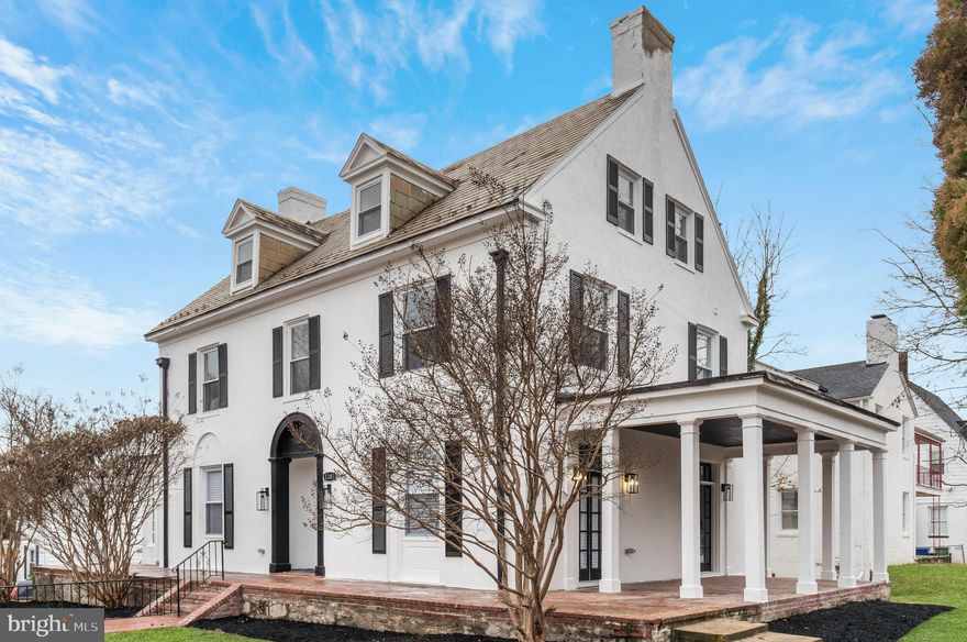 This Beautiful Historic Ashburton Home sitting on a .24 acre lot boasts 8 Bedrooms, 4.5 Bathrooms, Trey Ceilings w/Crown Molding, Recess Lights, High-end fixtures, a 2-Car Garage, a Wet Bar, Sun Room, and an Open Floor plan with over 4,200 square feet of finished living space. The first floor features a Sun Room, 1 Half Bathroom, a large Living Room with double French Doors, and a large Gas Fireplace that leads to a brick patio. A Gourmet Kitchen that Features Stainless Steel appliances, Quartz Countertops, a 5 Burner Stove with Hood, Pot Filler & Custom Backsplash. The second floor offers a HUGE owner's suite and includes 2 Walk-in Closets, a 7 ft Standing Shower, a Soaking Jetted Tub, an additional Full Bath, and 2 bedrooms. The third floor offers 3 Bedrooms and a Full Bath. The Finished basement includes 2 Bedrooms, a Full Bathroom, and a WET BAR. This home is located close to Downtown & fine restaurants. Other nearby attractions include TGI Fridays, Forest park golf course, Baltimore Ravens, Orioles Stadiums, and Druid Hill Park, which features The Baltimore Zoo and the following Amenities: Playgrounds, Tennis Courts, Ball fields, Athletic fields, Disc golf course, Pool, Basketball Courts, Greenhouses, Picnic groves/pavilions, Howard Peter Rawlings Conservatory and Botanic Gardens, Zen garden, Urban greenway park, Jones Falls Trail, City Farms Garden, Safety City, Lakeside Loop Trail around Druid Reservoir. This home has been fully permitted with all new electric, plumbing, and dual-zone HVAC and is in adherence to all building codes.
