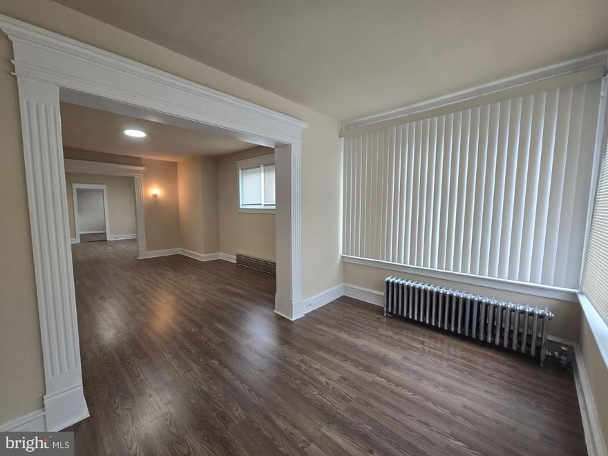 Large, corner straight thru home with enclosed porch and ample sized rooms through out. First floor includes a sun room, living room, formal dining room and a full, eat in kitchen. The basement is semi-finished with a full bath. Garage can be used for additional storage space. All 3 bedrooms have plenty of closets. Another full bath completes the 2nd fl. Schools, shopping, recreation and transportation all within walking distance. All this and easy access to Center city Phila. Tenants are responsible for all utilities. Applicants must meet credit specifications and income requirements to qualify. Other requirements include payment of the first and last months’ rents plus a security deposit equal to one month rent. Tenants are required to show proof of Renter’s Insurance. $50 application fee per adult. NO pets. All potential Tenants are subject to the following screenings: financial, criminal and rental history. Owner is a PA licensed Real Estate Broker.