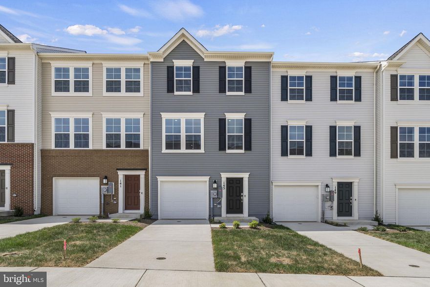 Newly built townhome, delivered in April 2024, located in Norborne Glebe community. Lancaster floorplan with three finished levels, three bedrooms, and two full and two half bathrooms. This property features numerous upgrades, including luxury vinyl plank flooring on the main level, granite countertops in the kitchen, a spacious island, and a double door oversized pantry. You'll be the first to enjoy the brand-new stainless steel appliances. The primary bedroom has a walk-in closet and the bathroom features a tiled walk-in shower with seat. The hall bathroom offers a tiled tub/shower combo. Enjoy the convenience of the laundry located on the bedroom level, complete with washer and dryer. Off of the kitchen is step out onto the 18' x 10' deck with stunning views of the daily sunsets and West Virginia Mountains. A one car garage that is equipped with an opener accessible via a smartphone app. A Ring doorbell is also included.This home includes energy efficient upgrades including eco-performance faucets, which reduce the water usage by up to 30%, Honeywell home programmable thermostat which allows you to create a custom schedule for when you're at or away from home, LED lightbulbs which use 90% less energy than regular lightbulbs, energy efficient, front loading washer and dryer, Low-e windows which keep the heat out of your home during the summer and the heat in your home during the winter, and energy efficient toilets which conserve up to 13,000 gallons of water per year.  The community pool is expected to open by Memorial Day weekend. Blinds were installed 5/4/2024. Please fill out the Rentspree application, if interested.