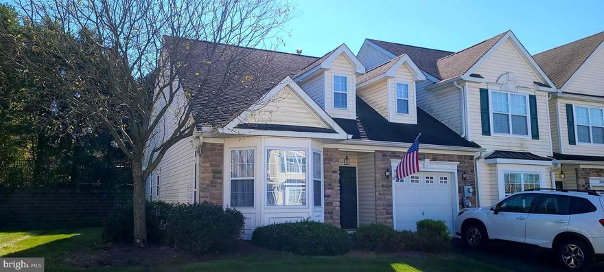 One floor living at its finest! This is the move-in ready home you have been waiting for, nestled in the quiet community of the Villages at Maidencreek.  One of the most requested end townhomes, this  unit has so much to offer inside and out. Lovingly appointed living space with neutral tones throughout welcomes you and all your company.  Warm carpeting makes barefoot living comfortable and homey.  Little was spared when these were built with nine foot ceilings, eight foot high six panel doors, and soft bullnosed drywall finishes.  The ample kitchen comes complete with all appliances, a small table area, and convenient  proximity to the main dining area.  There is a full bath to accommodate guests.  Full sized, side by side laundry, including washer, dryer shelving, and convenient lighting.  There are two private bedrooms to the rear with the ensuite  primary bedroom complete with  trey ceiling, walk-in closet (boasting a well designed, quality closet organizer for maximum wardrobe convenience) and a double seated step-in shower.   Gas heat and hot water keep your monthly budget in line. The attached one car garage keeps you out of the elements and maximizes your storage space with  a set of  pull down stairs leading to an expansive attic.  This active 55+ community has much to offer.  Want to stretch your legs?  Take a leisurely stroll through this lovely community.   Stop by the beautiful clubhouse, which  is great for group activities and social connections. The many amenities to enjoy include   exercise, steam, and massage rooms, a  large meeting/party room with  a bar, TV,  screened porch area and a billiard room. The   HOA takes care of your outside maintenance so you can relax or travel without worry. The gated community gives you comfort and security.  Perfectly located  just minutes from shopping, eateries  and medical centers;  this is truly a must see home!