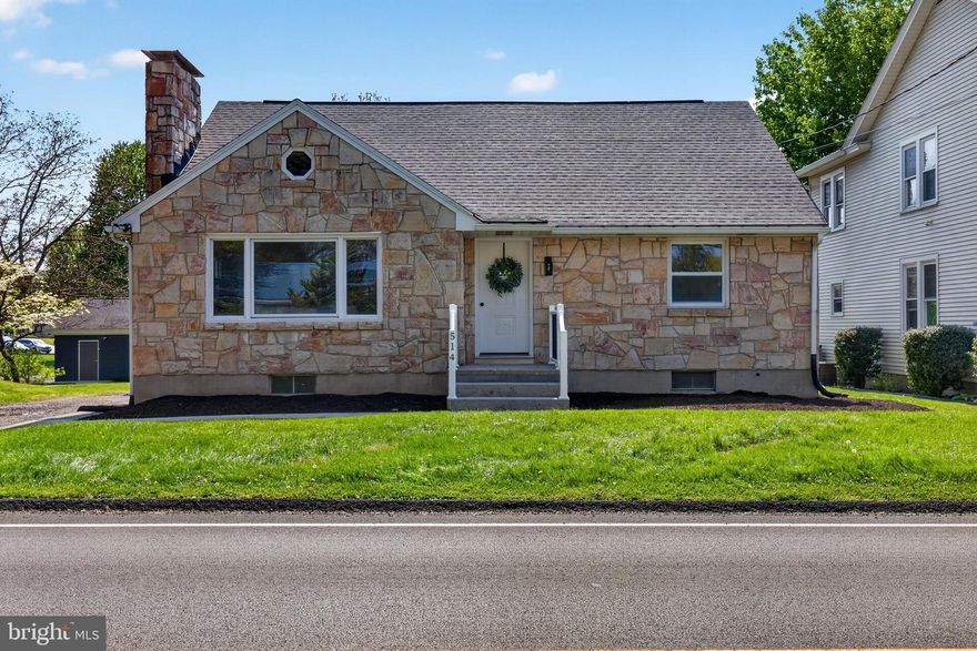Welcome to this fully renovated 4 bed, 2 bath home! Brand new everything!  New shingle roof,  2026 HVAC system, which includes electric Heat pump and Central AC.  New windows, new carpet, and flooring.  Large eat-in kitchen with brand new appliances, cabinets and countertops. Stone fireplace in the living room.  Updated electric throughout the home with new light fixtures. Three bedrooms on the main level, while the primary bedroom with ensuite bath is located on the second floor, featuring a huge double space, with walk-in closet.  Bathroom has tile floor, walk in shower.  Full sized basement has laundry hook up and plenty of room for storage and hobbies.  Back porch and patio overlooking long yard.  Find here, the convenience of off street parking in the back of the house and a great location in Hershey! Schedule your showing today!