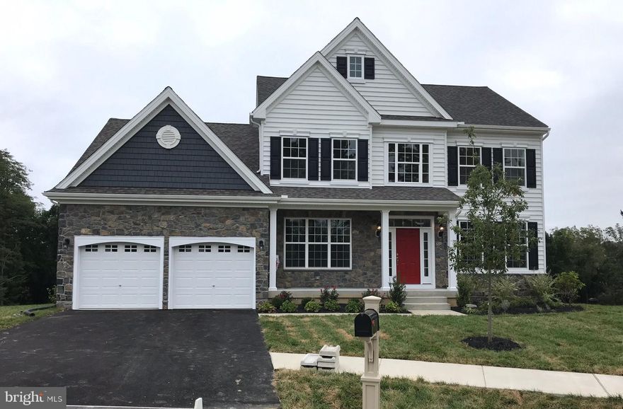 The Carrington on homesite #114 with 3 Bedrooms, 2.5 Bath, Loft, Study, 2 Car Garage and Full Basement.
