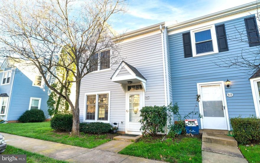 Welcome home to this beautiful End of Row townhome in sought after Stafford Meadows! You'll love this 3 bedroom, 1.5 bath home with a well manicured front lawn, plus foundational shrubs and bushes. Walk into a light and bright foyer that features a convenient coat closet and all new wood floors flowing throughout. The spacious living room is perfect for entertaining and features recessed lighting and oversized windows. Take the hallway down to the dining area where you can enjoy everyday meals! The fully updated kitchen is a dream! Featuring gratinate counter tops, shaker cabinets, large sink with detachable faucet, tile backsplash, and stainless steel refrigerator. Half bath completes the level. Upstairs has 3 spacious bedrooms with plush carpeting, large closets, and a hall bath. Take the sliding glass doors in the dining room leading to the fully fenced in backyard - the perfect place for warm summertime entertaining! Water heater updated in 2021. Incredible location close to shopping, restaurants, schools, pools, i95, & Quantico (6 minute walking distance!). Do not miss out on this one!