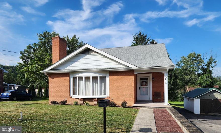 Great LaVale Location!  Charming all brick  custom design and built 3 bedroomw, 2 full bathw home,  main level bedroom and bath, updated kitchen with all appliances conveying, refigerator 2021, new main bath with walk in shower,new windows, new central air under 3 years, natural gas hot water heating, roof 5 years +/-, freshly painted, large lot, porches, basement garage, large driveway, close to schools, shopping, medical and more, so much to mention!