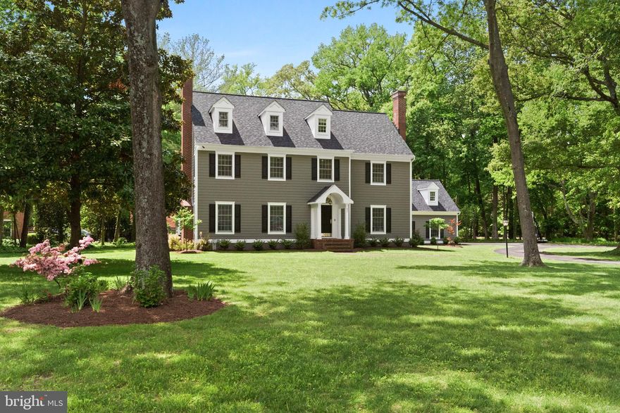 Looking for perfection? Here it is!  One of the most beautiful homes in Annapolis, this  stately Center Hall Colonial is located on a 1 acre lot in the sought after water privileged community of Amberley.  Top of the line 2021  renovation to kitchen, all baths, lighting, floors and  casework.  Over 5000 square feet of finished living space including an exquisitely designed  white kitchen  with custom made wood cabinetry, Waterworks Hardware, Wolf and Subzero appliances,  Silestone/quartz counter tops and island. The 4.5 baths were totally remodeled with the finest materials and finishes such a marble basketweave flooring, DXV pedestal sinks and toilets, Restoration Hardware faucets and hardware.  Main level with flexible room spaces and a light filled 4 season sun room. The second floor offers  4 bedrooms including an exquisite Owners Suite and luxury bath with Victoria and Albert soaking tub and DXV pedestal sinks plus 3 additional bedrooms. The third floor suite  was re-designed with full bath and sitting room/media room. Brightly lit lower level recreation room with built-ins. Spacious detached two car garage. Beautifully landscaped corner lot across the street from Whitehall Creek. Amberley offer 3 Community Piers with deep water slips, kayak and SUP racks and is located minutes to the open waters of the Chesapeake Bay. Ideal location for community to Washington, Baltimore and the Eastern Shore.