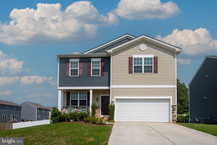 Built in 2021 this beautiful home features 3 spacious bedrooms, 2.5 baths. Finished walkout basement opens up to a fenced in backyard.  The main level you will find has an open layout. Kitchen features stainless steel appliances, granite countertops and a large pantry.    Close to shopping and dining in Locust Grove,  but also just a 20-30 minute drive into Fredericksburg for more dining and shopping options. Not too far away are some of the Fredericksburg area battlefields with plenty of history and trails to enjoy. Don't miss your chance to view this beautiful home!