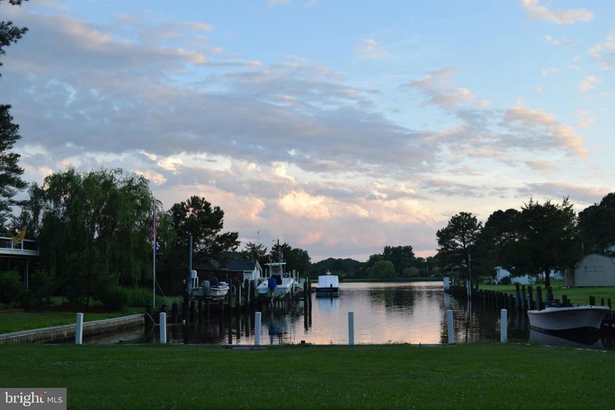 1.075 acre lot in the beautiful serene neighborhood of Hearts Ease. Lot looks down the the canal onto Coulbourne Creek with gorgeous views at all times of the day. Property includes a large shed, perfect for storing your boat after a day sailing around the Chesapeake Bay and all of it's waterways.