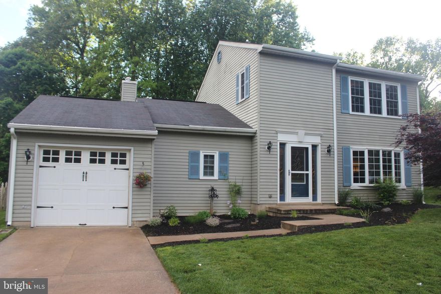 NEW PRICE! Beautiful colonial on level, fenced lot that backs to the wooded privacy of Winters Run! Brand NEW spacious eat-in kitchen.  Second floor with 3 nice size bedrooms & 2 full baths. All baths w/ new vanities/toilets! Windows, doors, water heater 2010, HVAC 2011. Easy access to I-95!