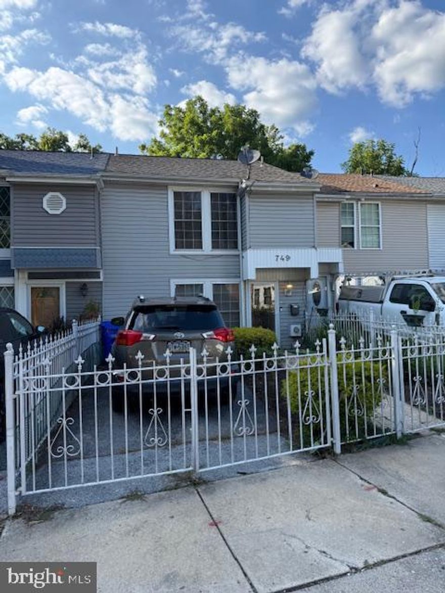 Amazing Fully Furnished in great condition 3 bedroom 1 1/2 bath Townhome only 2 blocks from Reading Museum and West Reading Pool and Playground. Berks Catholic right up the street. Fenced in parking in your paved front yard. Beautiful wood decked patio outback completely fenced in with privacy stockade fencing. Kitchen with all newer stainless steel appliances and washer/dryer upstairs in full bathroom.  Cherry hardwood floors in living room, dining room, and primary bedroom. Tile floors in kitchen , foyer, and bathrooms. Economical gas heat and central air which is a newer system that was put in. Immediate possession and a one year home warranty at full price!