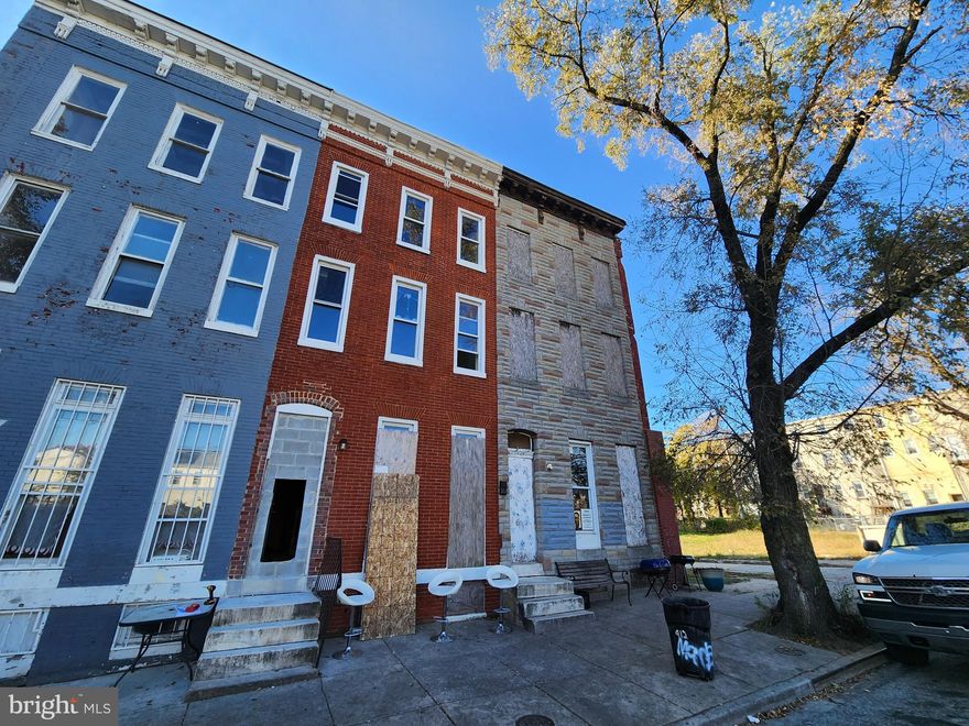 HOUSING AUTHORITY OF BALTIMORE CITY ONLINE AUCTION: Bidding begins 12/16/2025 @ 10:00 AM. Bidding ends 12/18/2025 @ 11:40 AM. This 3-story townhouse is located in the Sandtown-Winchester neighborhood of Baltimore. The area is conveniently situated near several notable locations, including Coppin State University and the Upton North Metro Station. The nearest major traffic artery, N Fulton Ave, provides easy access to the rest of the city.