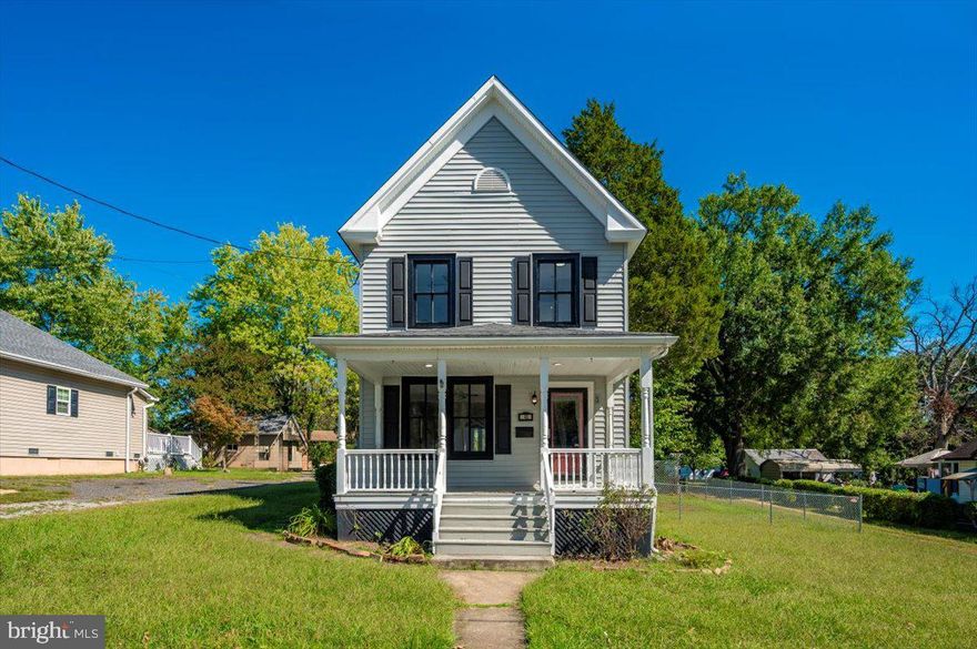 Charming Historic Gem in the Heart of Indian Head!– 45 Mattingly Ave.    Step into timeless elegance, a meticulously preserved 1910 single-family home that blends historic charm with modern comfort. Nestled on a quiet, tree-lined street in the vibrant community of Indian Head, this 3-bedroom, 2-bathroom offers ample space for intimate living or effortless entertaining. 

Spacious, Light-Filled Layout: High ceilings and touches of original architectural details create an airy, welcoming atmosphere throughout the open living areas. The generous living room flows seamlessly into a versatile dining space, perfect for cozy family meals or hosting gatherings with friends.
Two Inviting Bedrooms: Each bedroom is a serene retreat, with the primary bedroom offering ample natural light and closet space. The second bedroom provides flexible use as a home office, guest room, or creative studio – ideal for today's hybrid lifestyles.   New roof and many other upgrades.