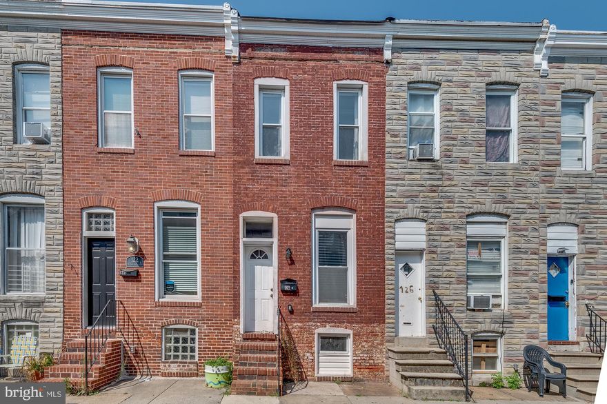 Excellent opportunity to own a turn-key property in Patterson Park. This home was fully updated throughout within the past 10 years. There is an HVAC system, however it needs the outside condenser unit. Buyer to verify ground rent. Sold as-is.