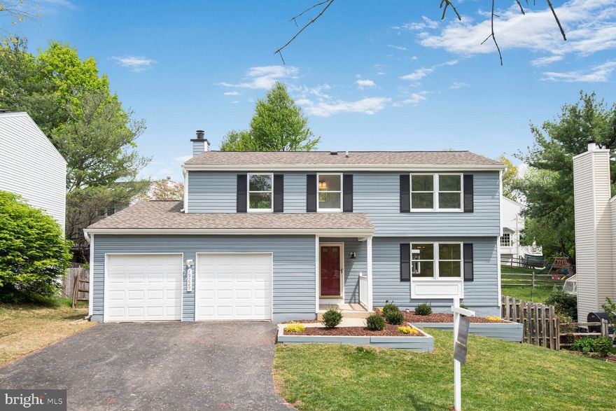 The Details Make the Difference in this tastefully updated 4 Bedroom/ 2.5 Bath home. THREE FINISHED LEVELS!  New Modern Eat-In Kitchen with Quartz Countertops and Stainless Appliances.  New engineered LVP Flooring throughout main level, Newly renovated bathrooms, Architectural Roof and Gutters, Family Room w/Fireplace. New carpet on upper and basement levels. Freshly painted inside and out. New Rear Deck with steps leading to yard. 2-CAR Garage, Neutral Colors. Nearby Community walking trail around the Gunners Lake. Just steps away from Waring Station Park and Playground. MOVE-IN CONDITION. Very convenient to I-270 and Shopping. WELCOME HOME!