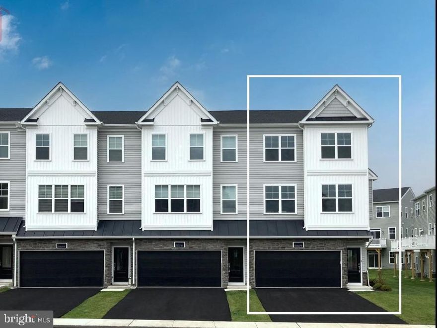 READY FOR IMMEDIATE MOVE IN.  A brand-new townhome with a spacious design featuring 3 bedrooms, gourmet kitchen, large great room with fireplace and a 2-car garage in the award-winning Central Bucks Schools.    
Low maintenance and carefree living all nestled right in the heart of Chalfont Borough, PA.  allows for an easy commute to Chalfont train station, Philadelphia, NJ and NY.   This central location and easy access to various parks, including PEACE VALLEY PARK, hospitals including Doylestown and CHOP Medical Center and minutes to all modern conveniences are right in your backyard.  It's all about LOCATION, LOCATION, LOCATION!!